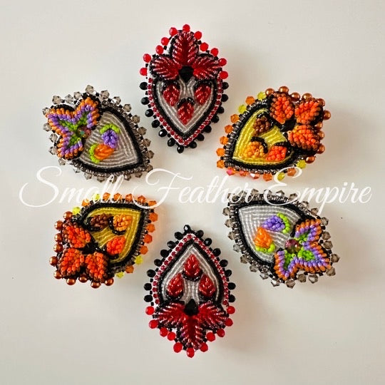 Mini Strawbaby Earrings - Pumpkin Spice