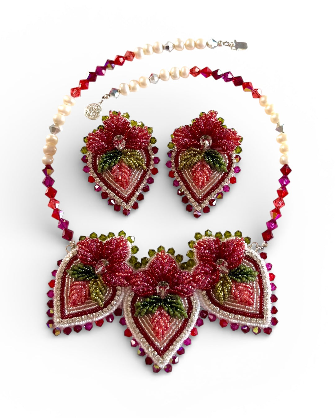 Strawbaby Signature Set - Strawbaby Collection (Necklace + Earrings)