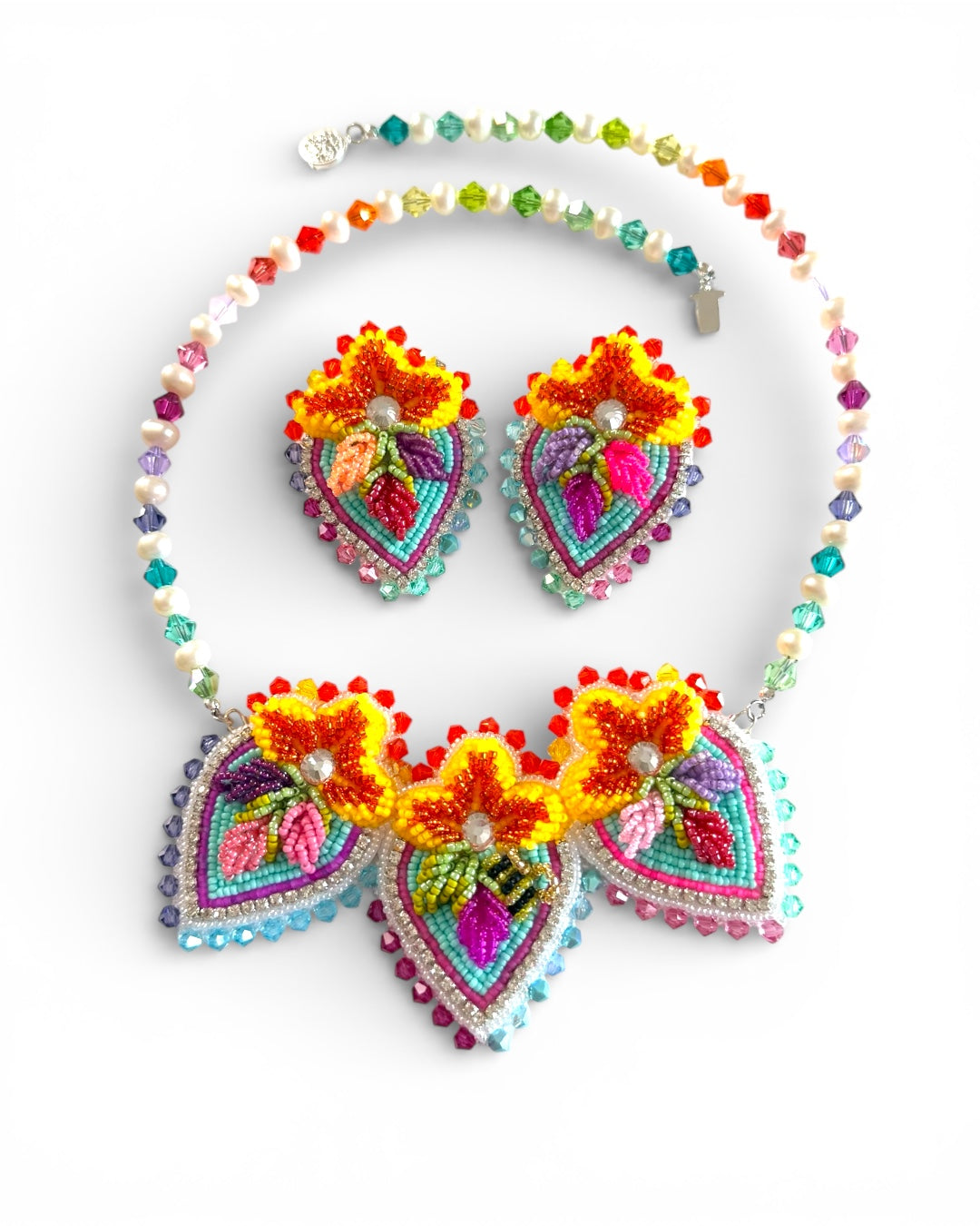 Strawbaby Grand Heirloom Set - Strawbaby Collection (Necklace, Earrings + Ring)