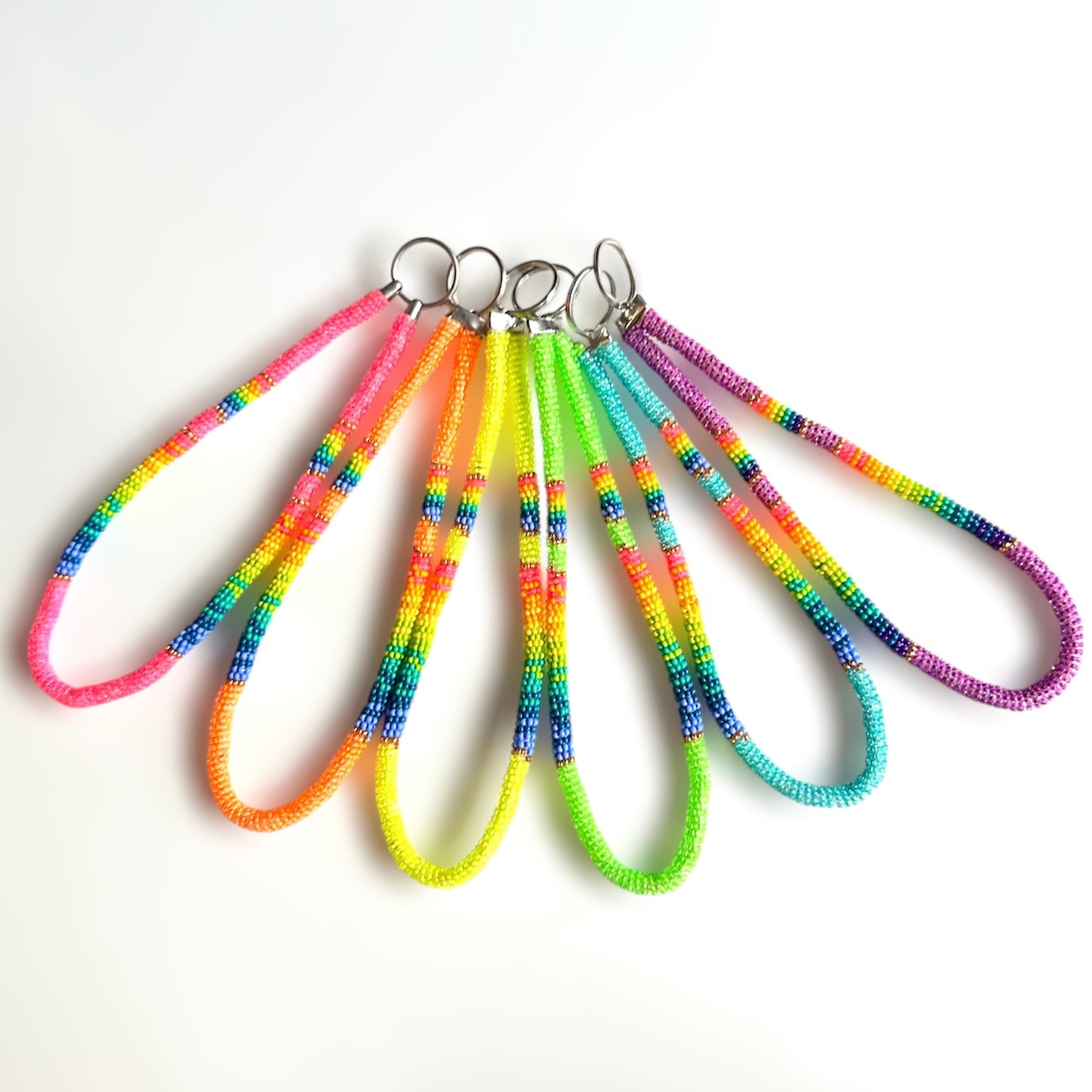Beaded Keychain: Grass
