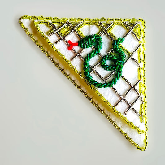 Beaded Bookmark: Snake