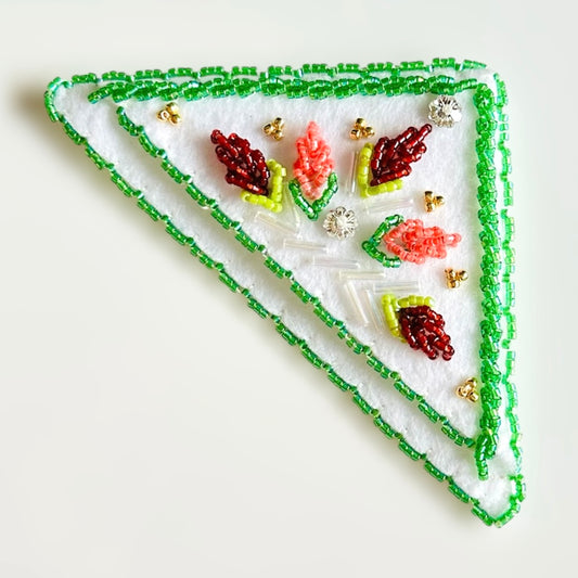 Beaded Bookmark: Berry