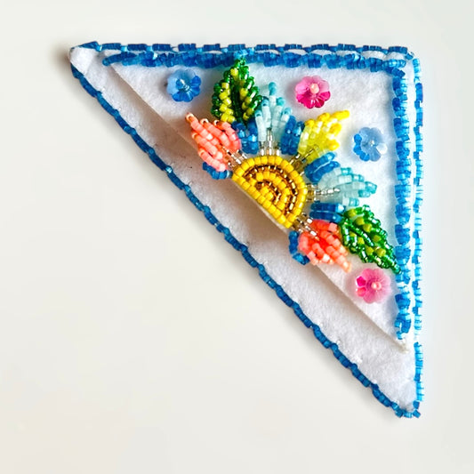 Beaded Bookmark: Flower