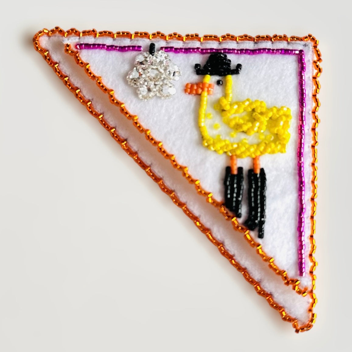 Beaded Bookmark: Disco Chick